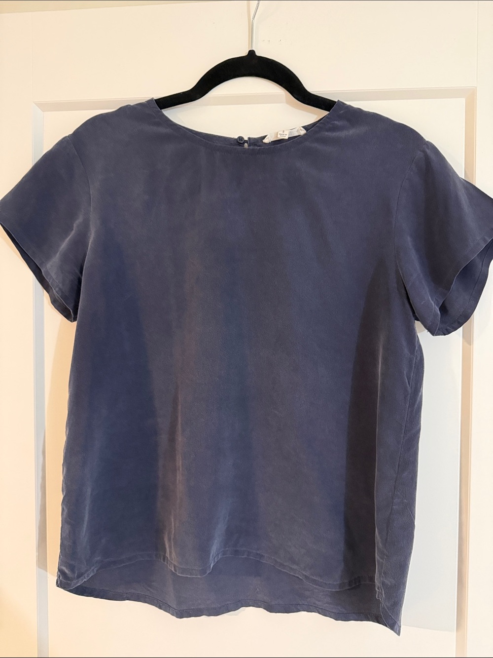 Splendid 100% Silk Short Sleeve Top